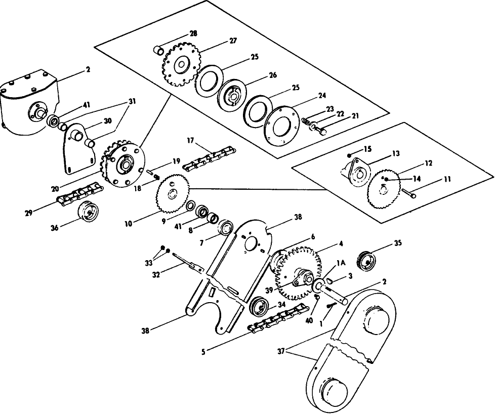 004 PICK-UP, FEEDER & KNOTTER/TWISTER DRIVE
