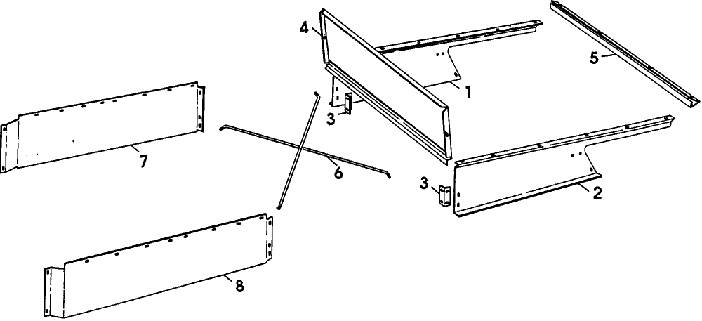 001 COMBINE STRAW CHOPPER,HOOD ADAPTER GROUPS, FOR ALL COMBINES