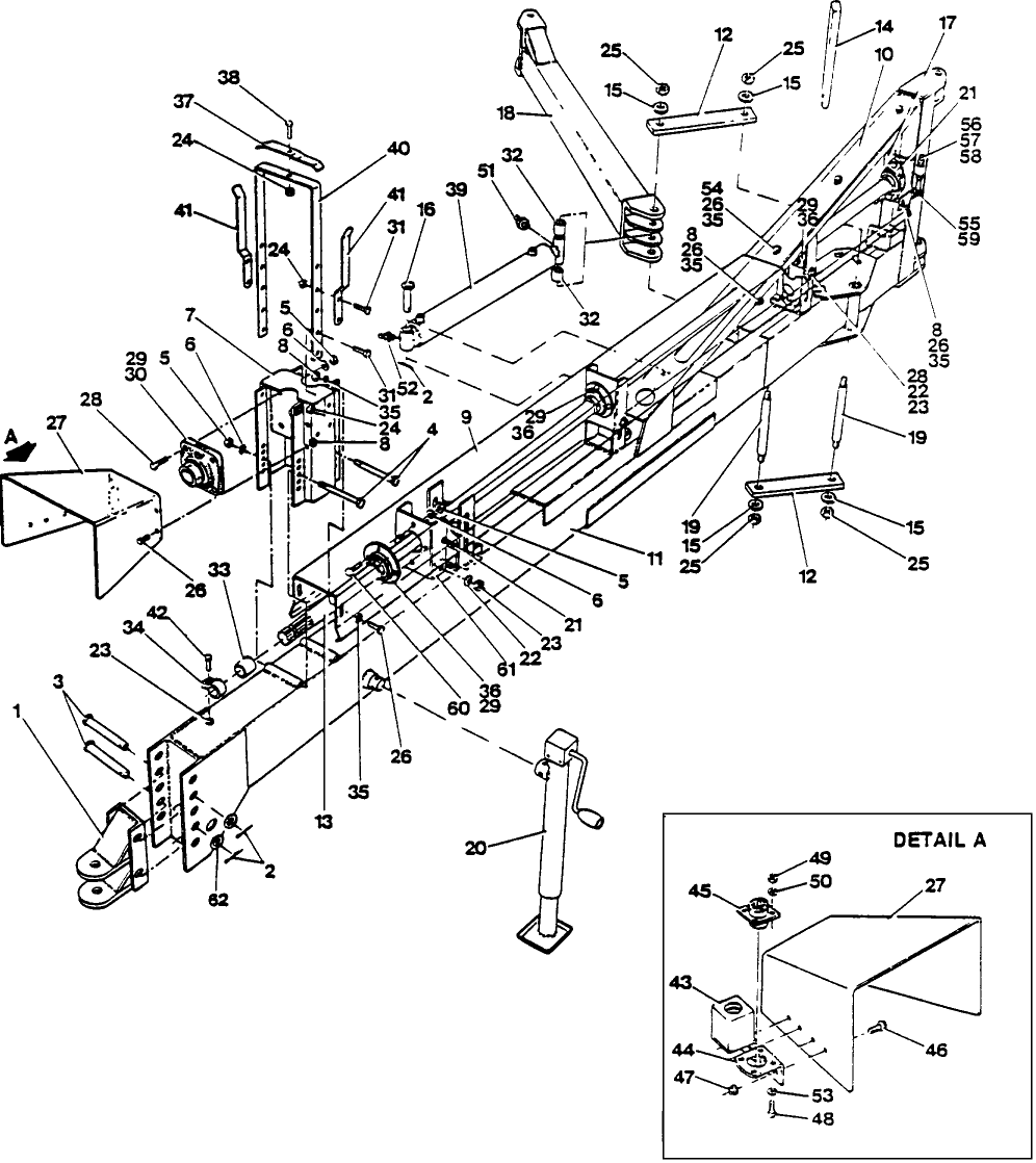 001 TONGUE ASSEMBLY, HITCH