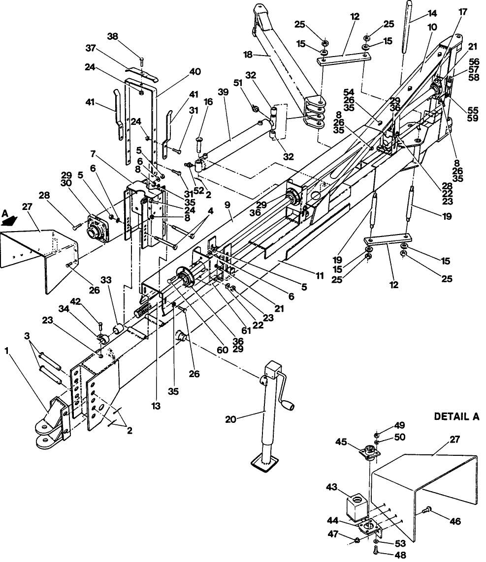 001 TONGUE ASSEMBLY, HITCH