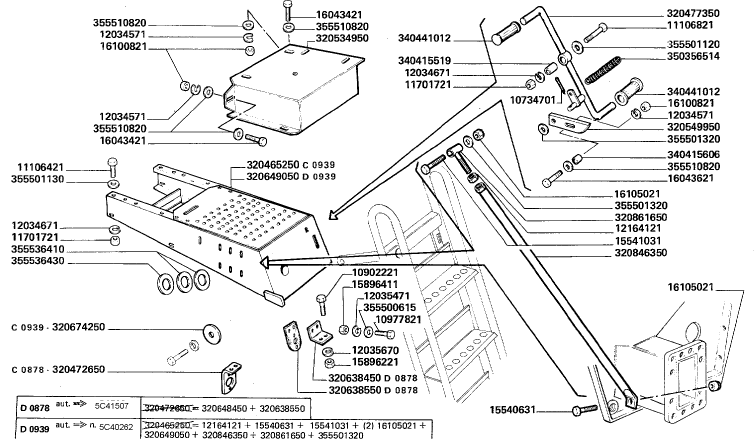 H01(01) DRIVER'S PLATFORM LADDER