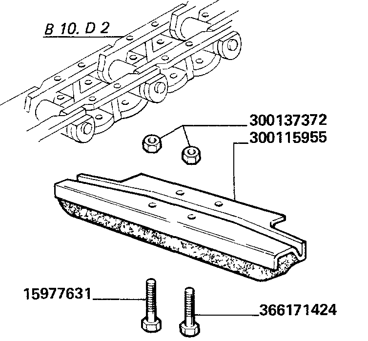 B10.D6 RUBBER SHOE (L = 700MM)