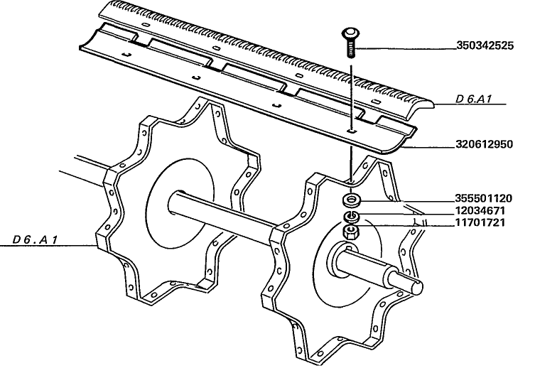 D13 DRUM BAR PLATES