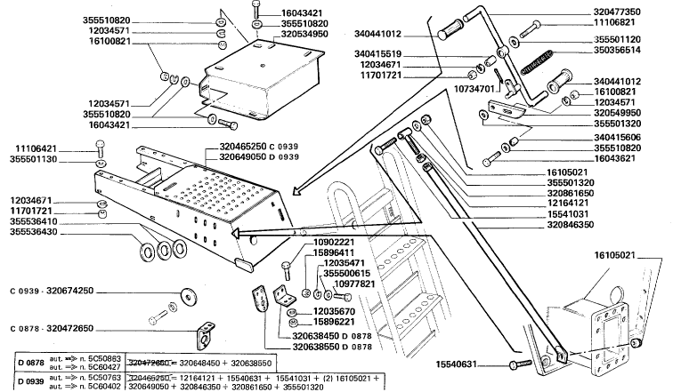 H01(01) DRIVER'S PLATFORM LADDER