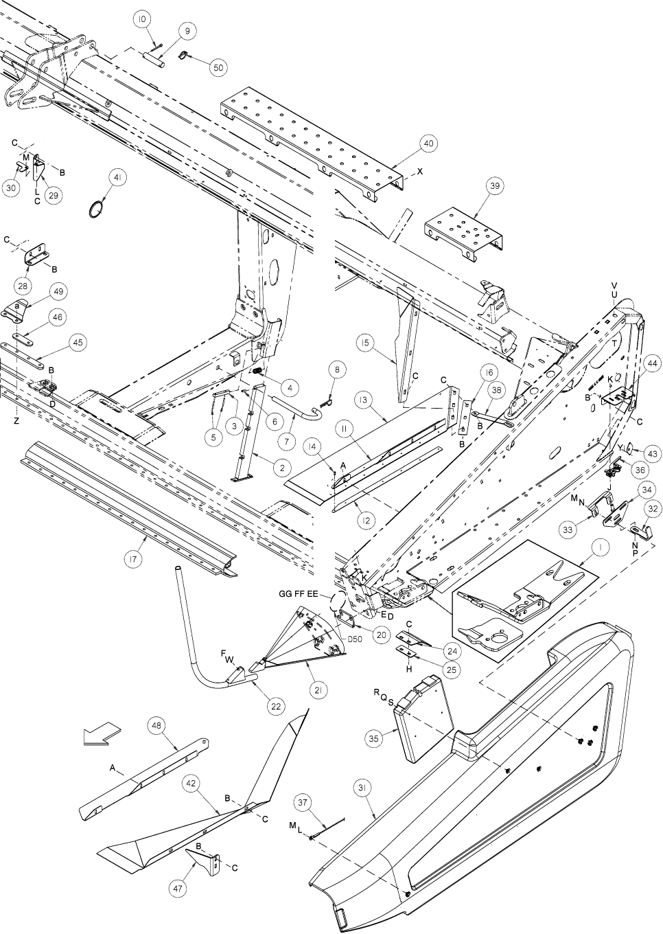 09-01 FRAME AND COMPONENTS