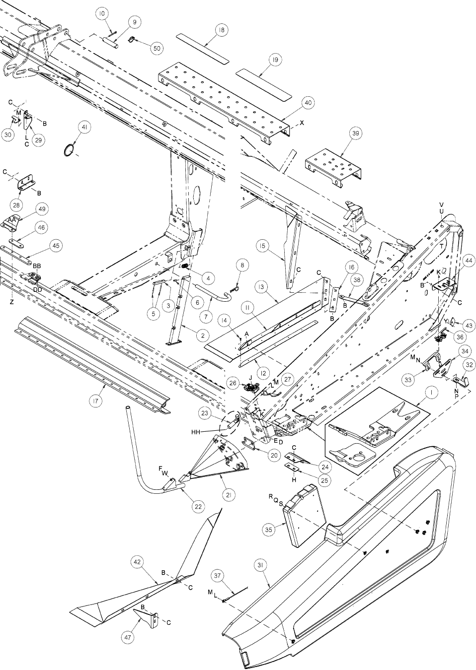 09-01 FRAME AND COMPONENTS