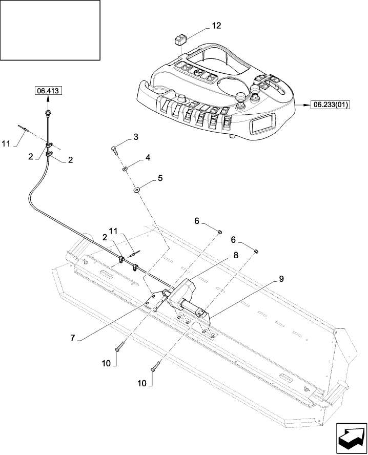 19.209(01) SPREADER HOOD, REMOTE CONTROL