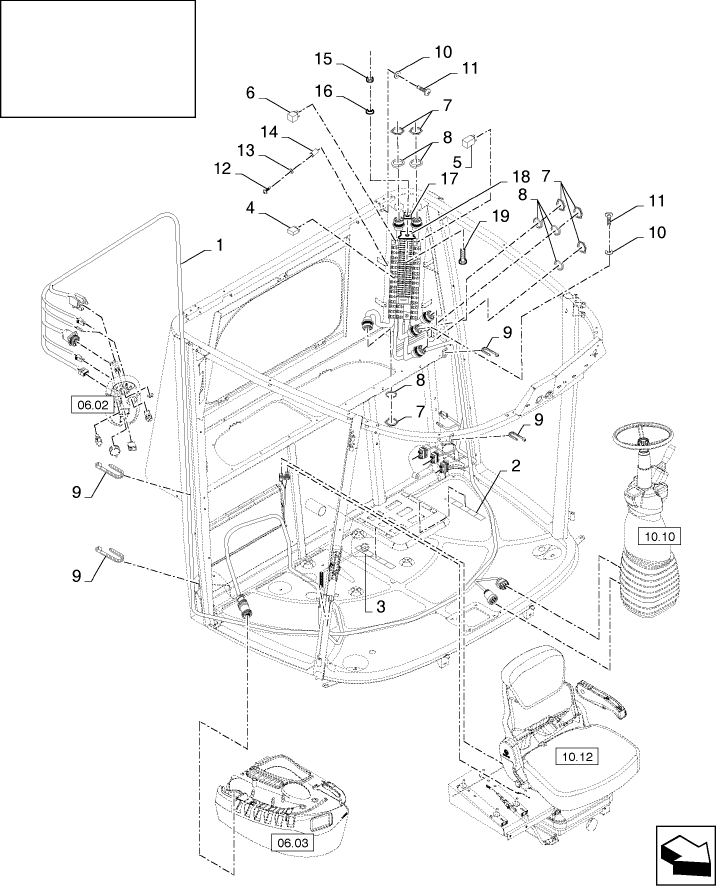 06.01(01) CAB, MAIN WIRING HARNESS