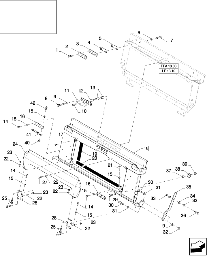13.07(01) BALANCE FRAME STRAW ELEVATOR