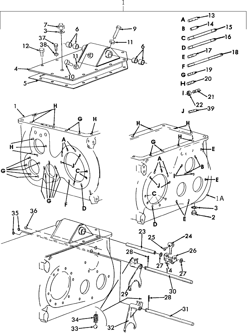 03.01 TRANSMISSION, HOUSING & SHIFTER FORKS