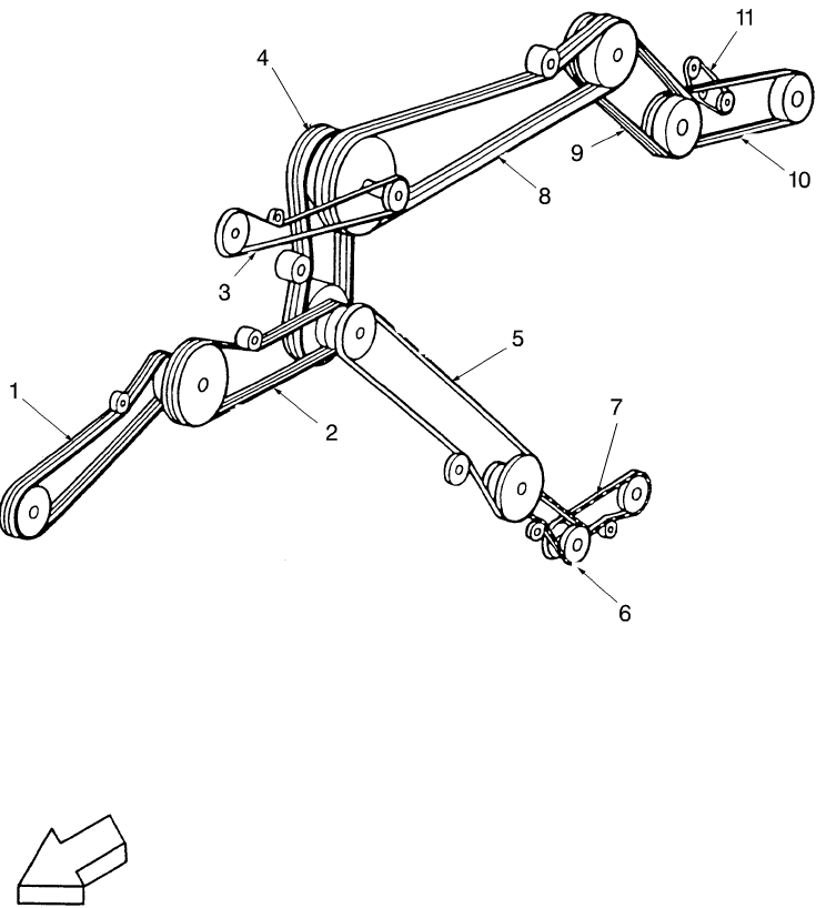 0.00001 DRIVE BELTS & CHAINS, LH