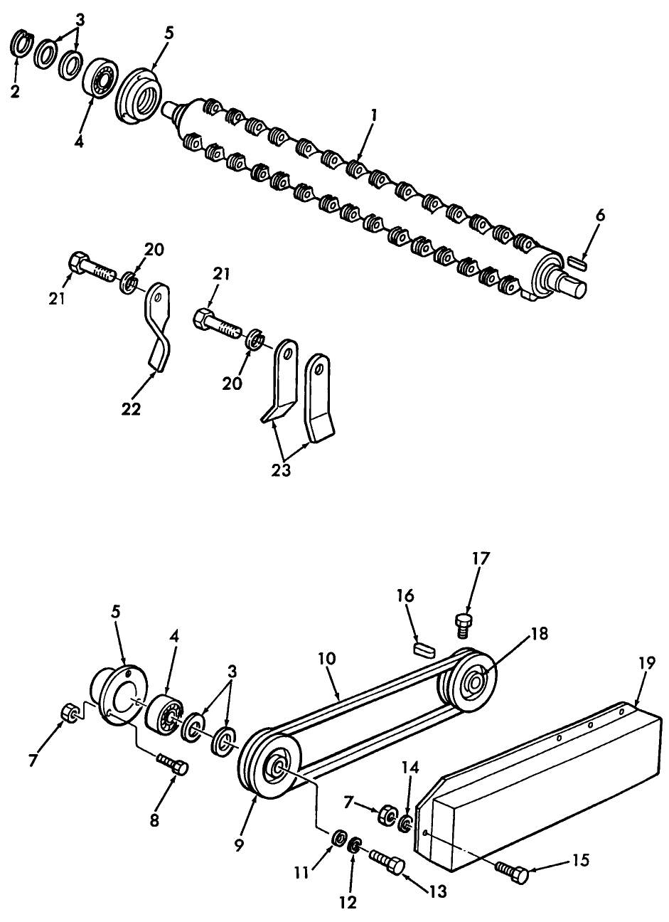 002 BLADES, CARRIER & DRIVE PARTS