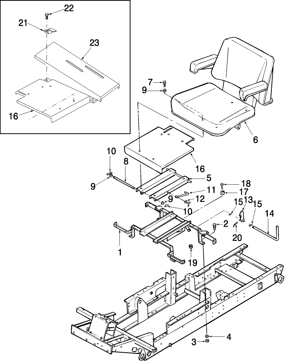 13A01 SEAT ASSEMBLY