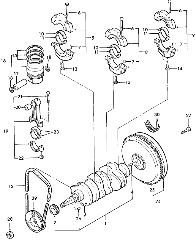 01.05 CRANKSHAFT & PISTON