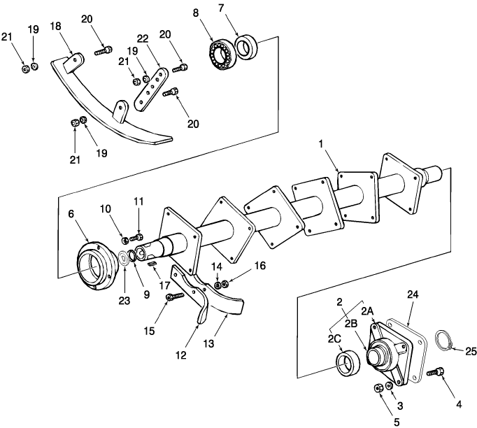 005 TINE ASSEMBLY - 40", 52", 60" & 72" (01/01/1987 - 05/30/1999)