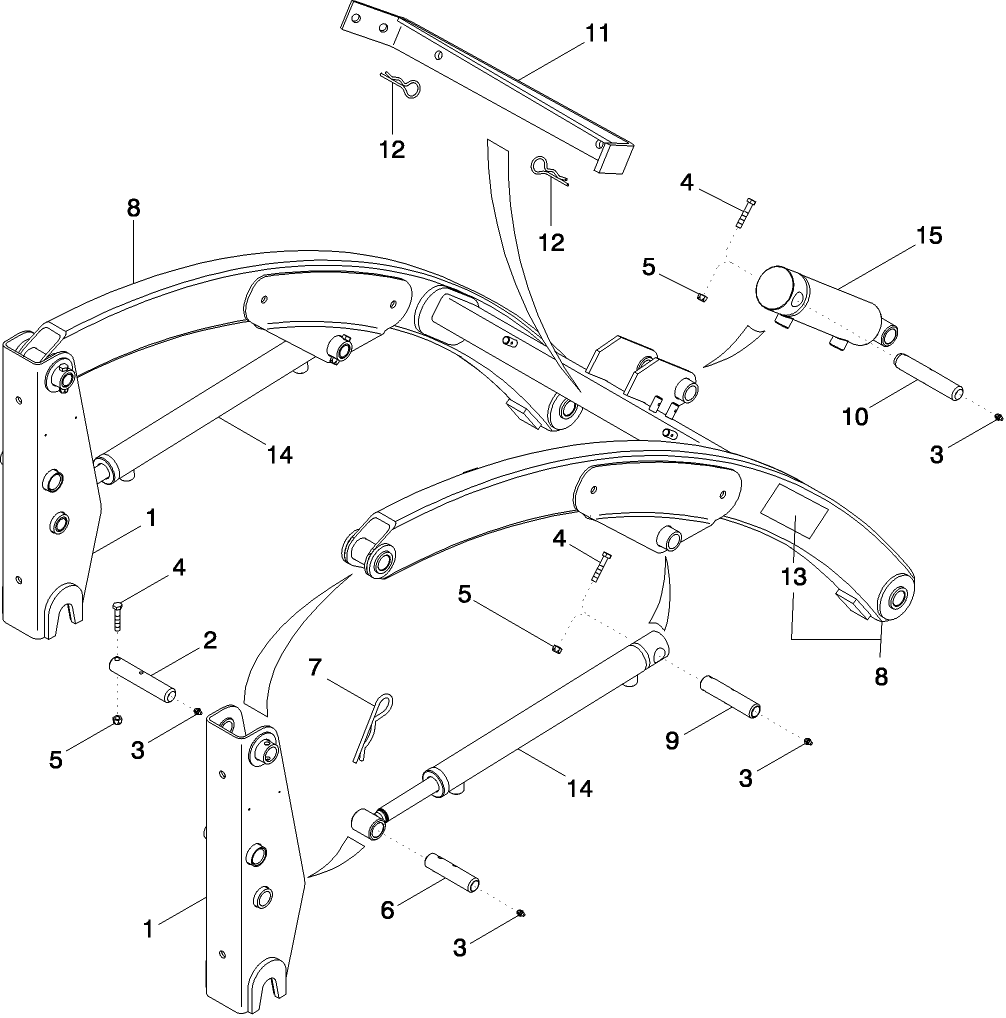 001 LOADER FRAME