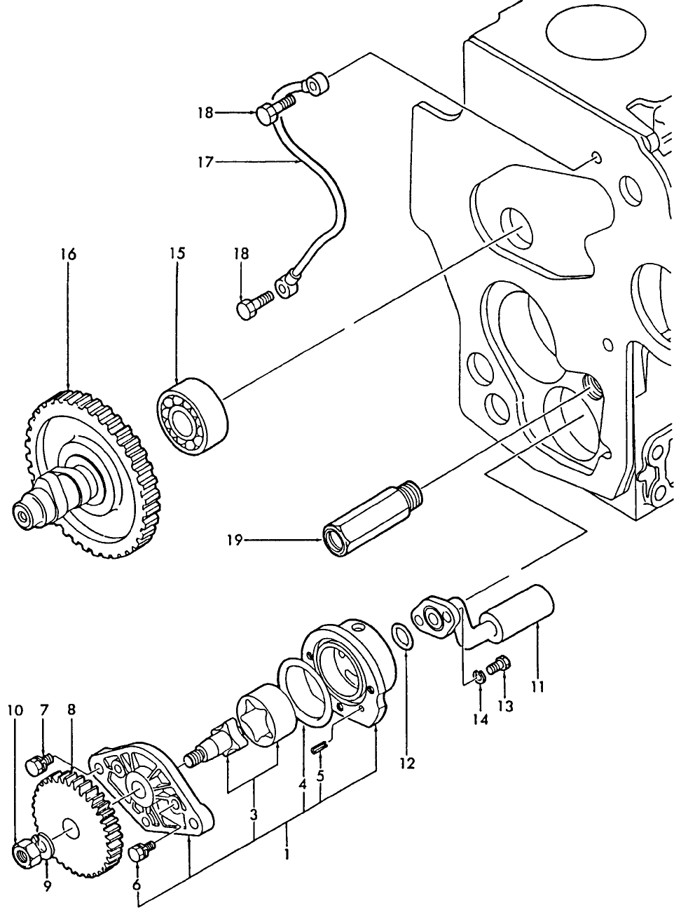 06F01 OIL PUMP & IDLE GEAR - 1110