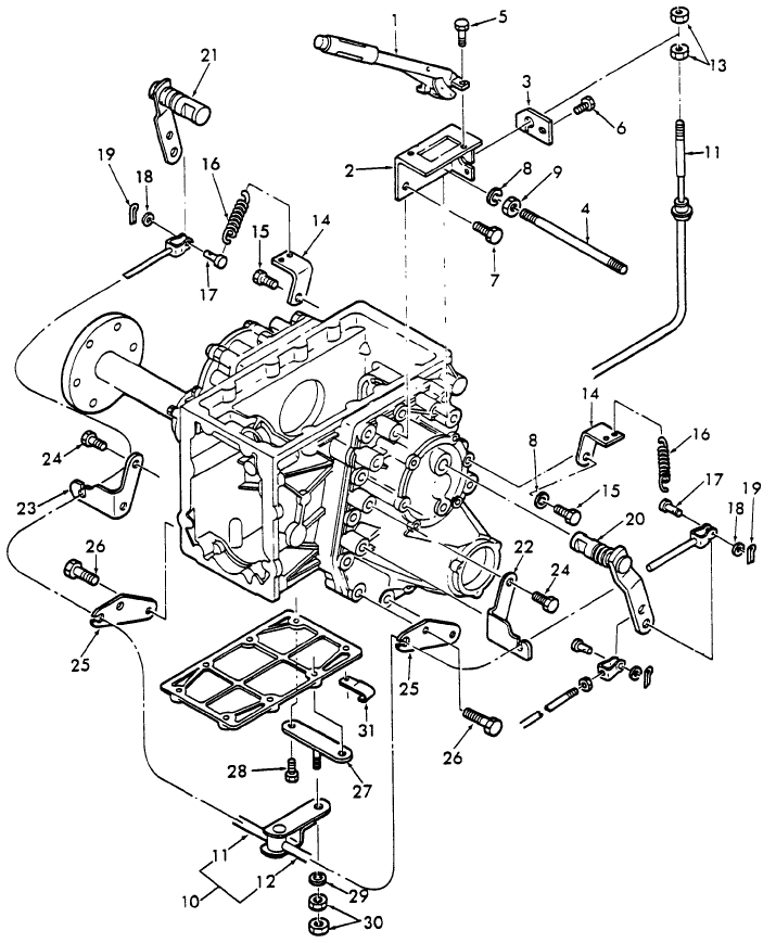 02A01 HAND BRAKE, 1100, 1200 - NH-E