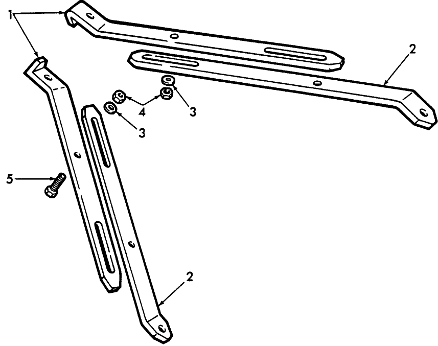 05H01 DRAWBAR STAYS, ACCESSORY