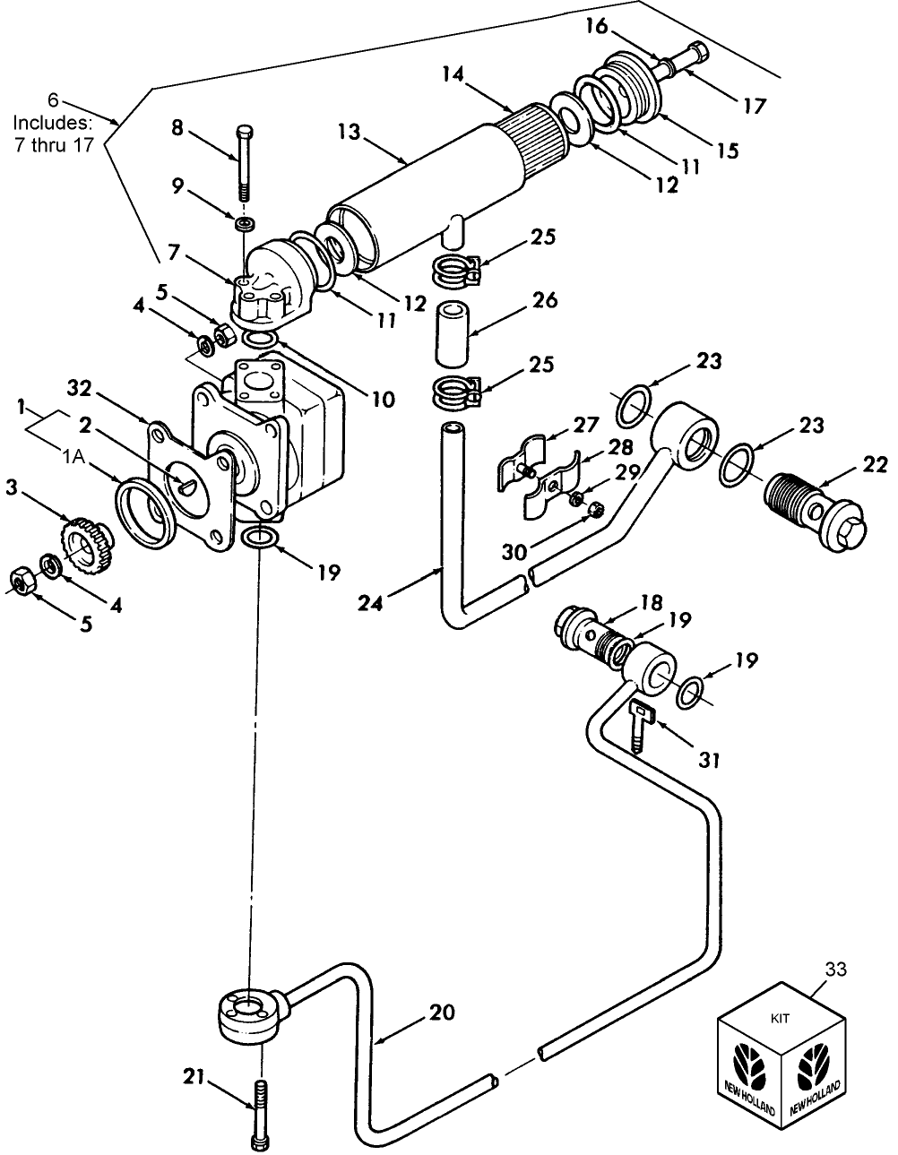 10A01 HYDRAULIC PUMP & PIPING, 1100 & 1200