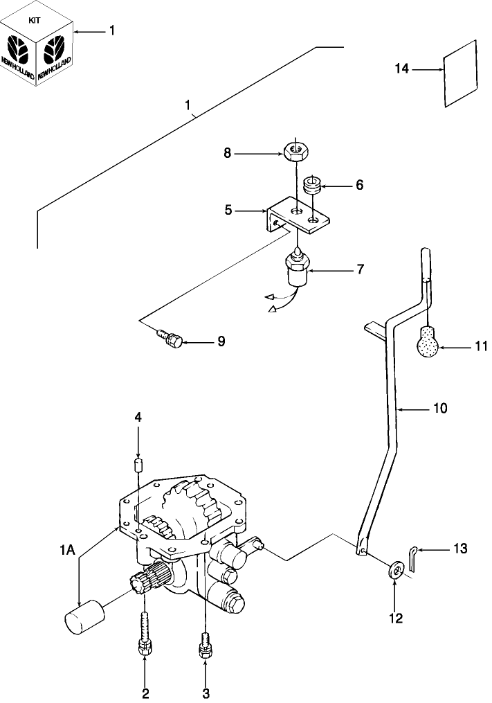 07H01(B) MID-PTO KIT W/HST & GEAR