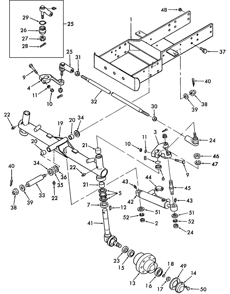 03A03 FRONT AXLE  W/2WD