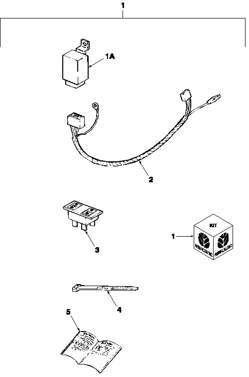 14D01 TRAILER FLASHER KIT, NH-E, DIA