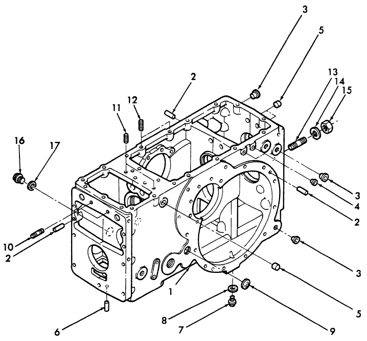 07A02 REAR TRANSMISSION CASE, 1300 & 1500