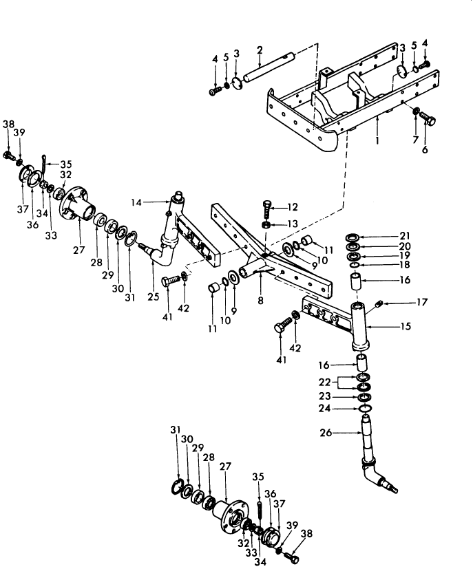 03C01 FRONT AXLE 2WD