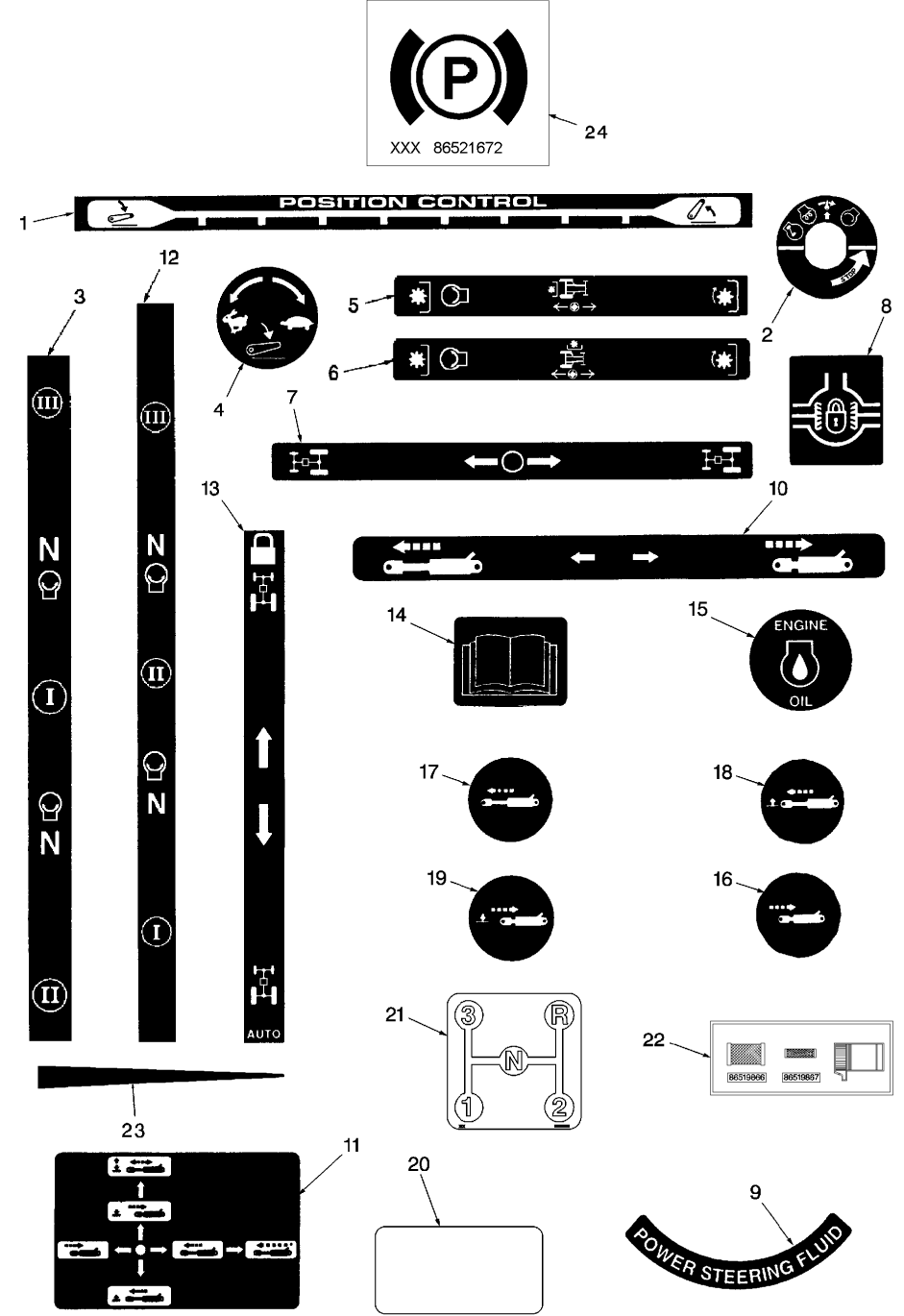 16A01 DECALS, OPERATING