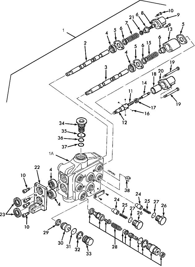 05E04A 2-SPOOL REMOTE CONTROL VALVE (OPTIONAL) - 11-85