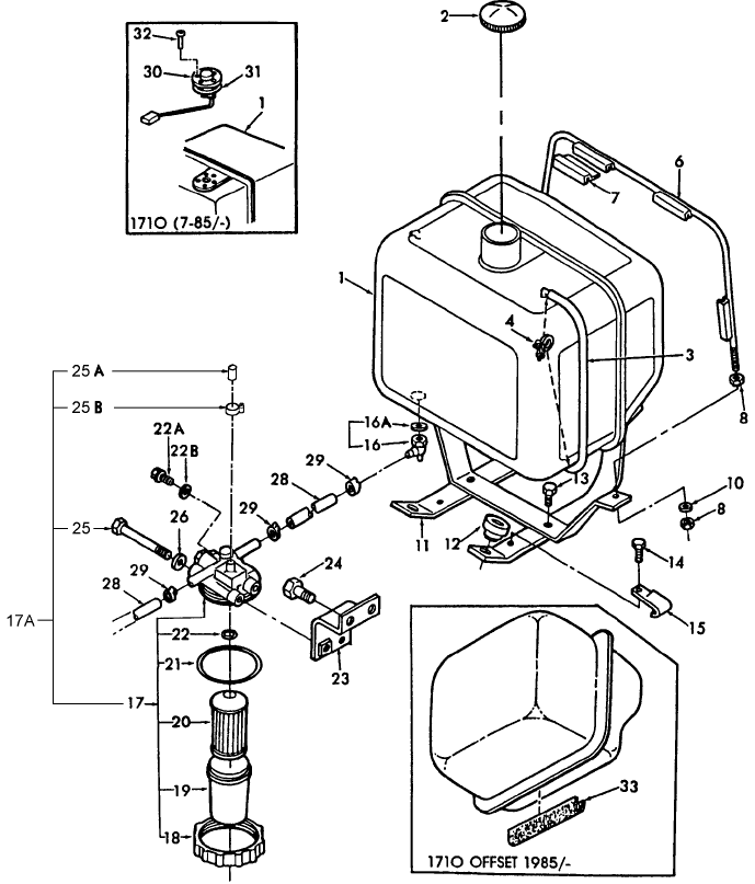 09A02 FUEL TANK & RELATED PARTS - 1310, 1510, 1710