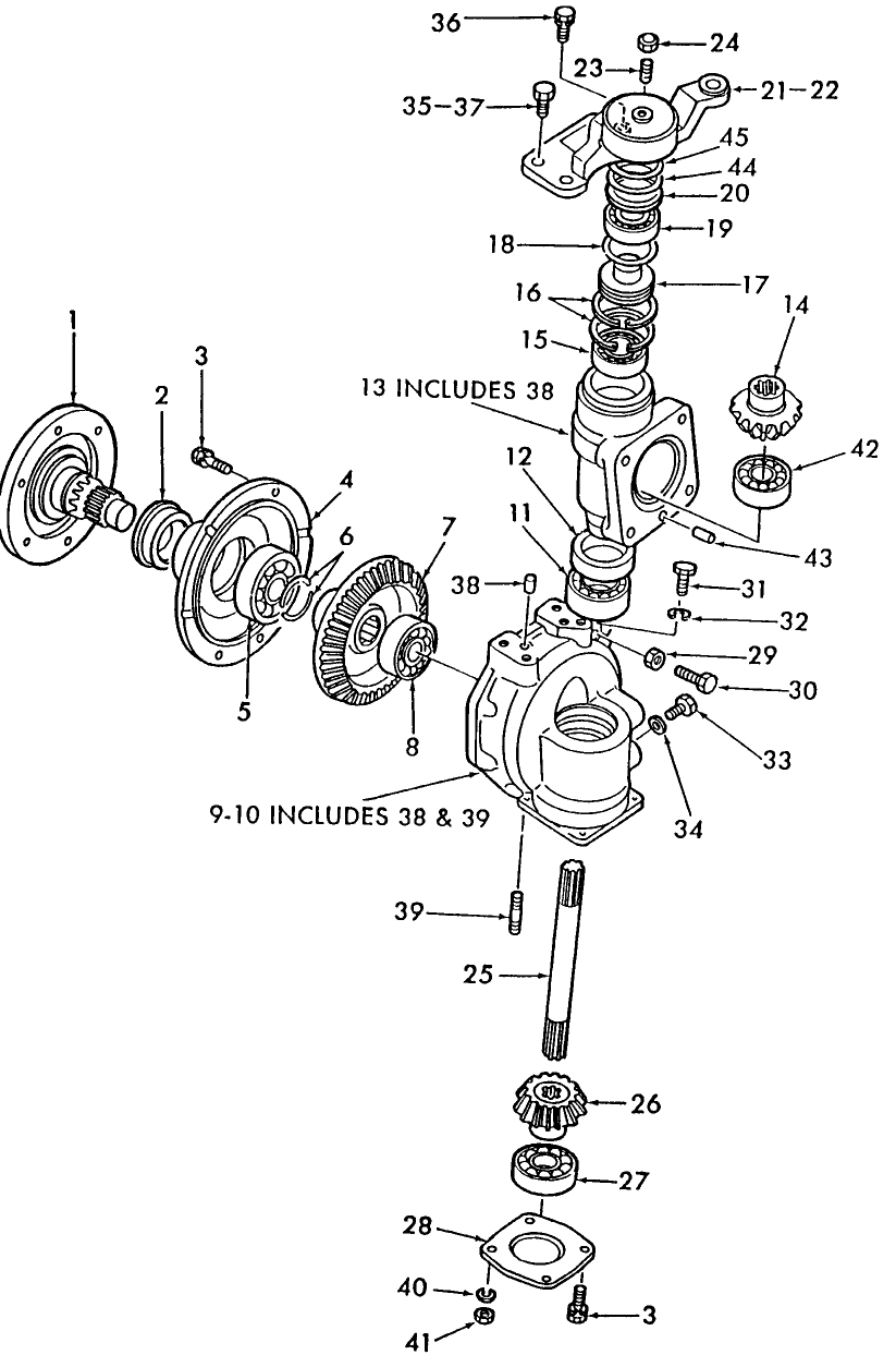 03D01 FINAL REDUCTION GEARS W/4WD