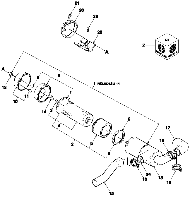 09B03 AIR CLEANER