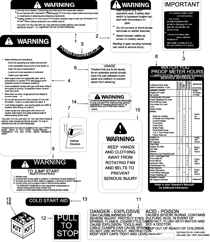 16A01 DECALS
