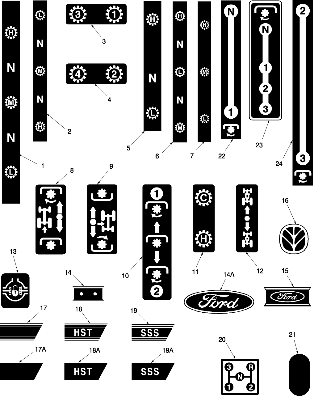 16A03 DECALS