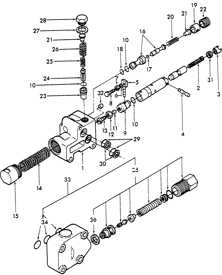 05C01 HYDRAULIC CONTROL VALVE, W/DRAFT CONTROL, 1700 & 1900
