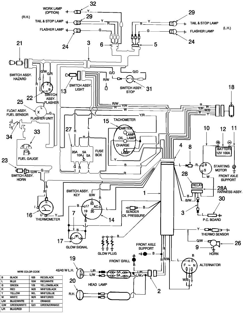 11A12 WIRING HARNESS, ASIA - 1910
