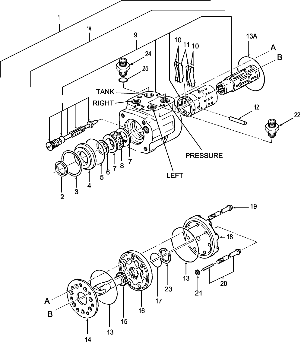 03G01A POWER STEERING CASE ASSEMBLY & KIT (87/10-94)