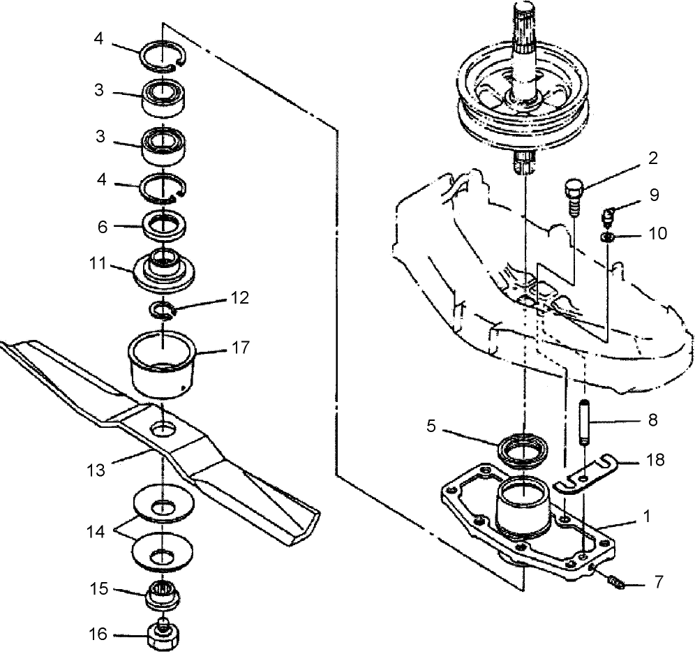 003 BEARING HOLDER, CENTER