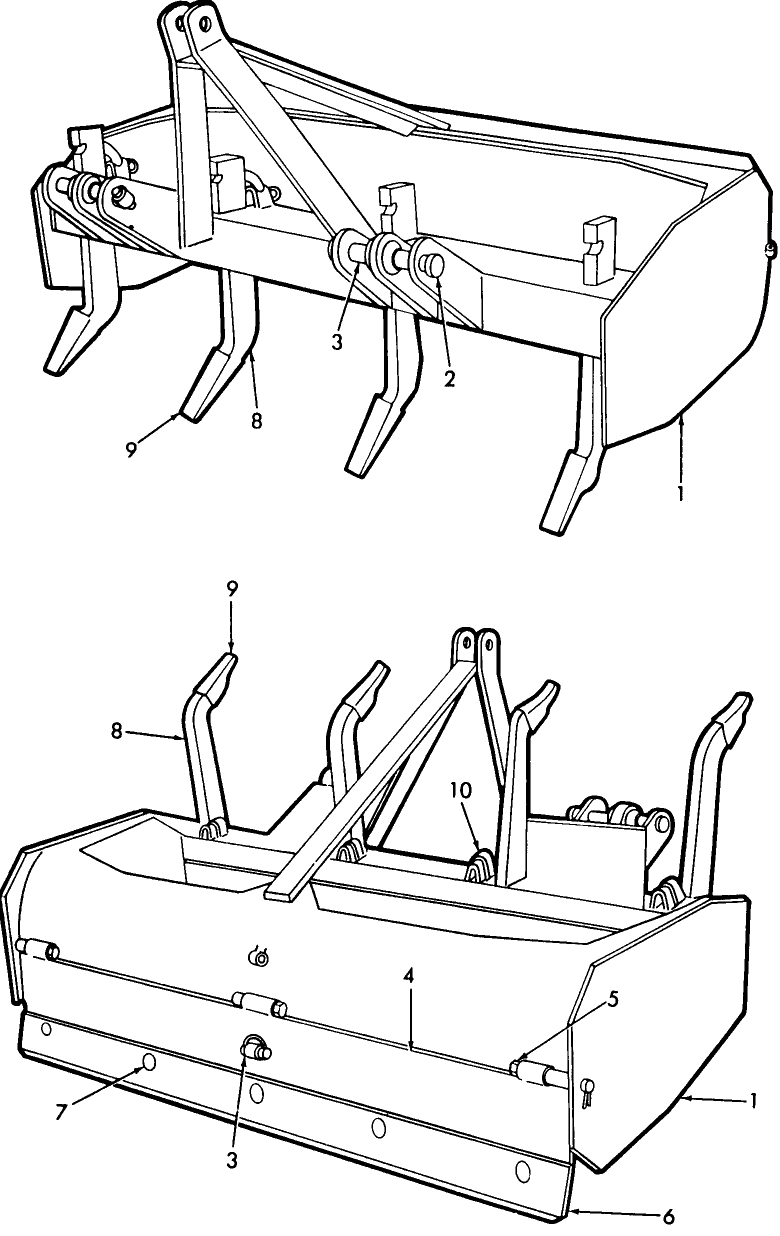 001 GROUP 1-1 BOX SCRAPER, 48" - 19ARM179