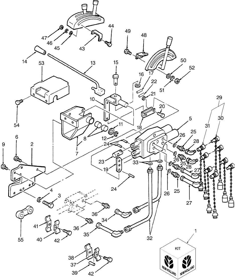 03.07 702A - HYDRAULIC VALVE KITS - 1110, 1210, 1310, 1510, 1710