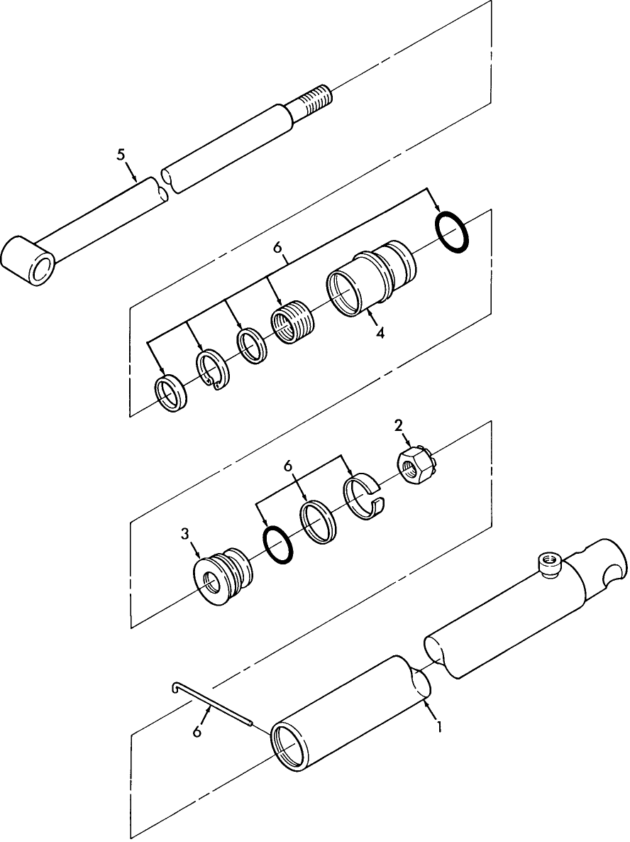 006 BUCKET & LIFT CYLINDER, GROUP 4-1 - 7109-SERIES