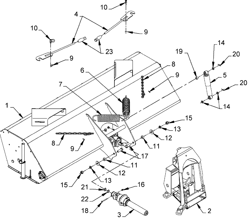325 72CO ROTARY BROOM - 715350036