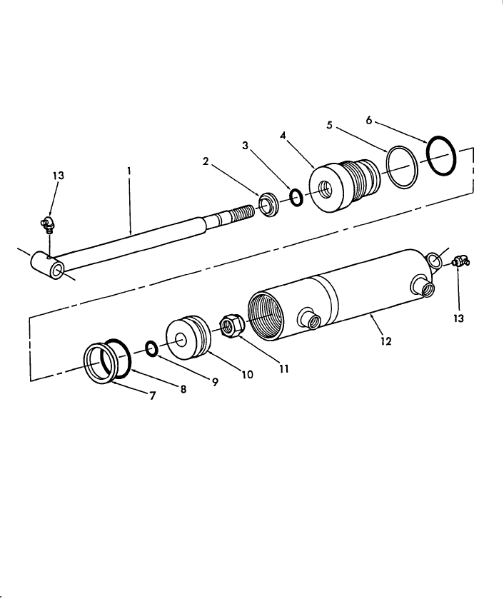 020 CYLINDER ASSEMBLY - 9616212 FOR 1720 & 1920