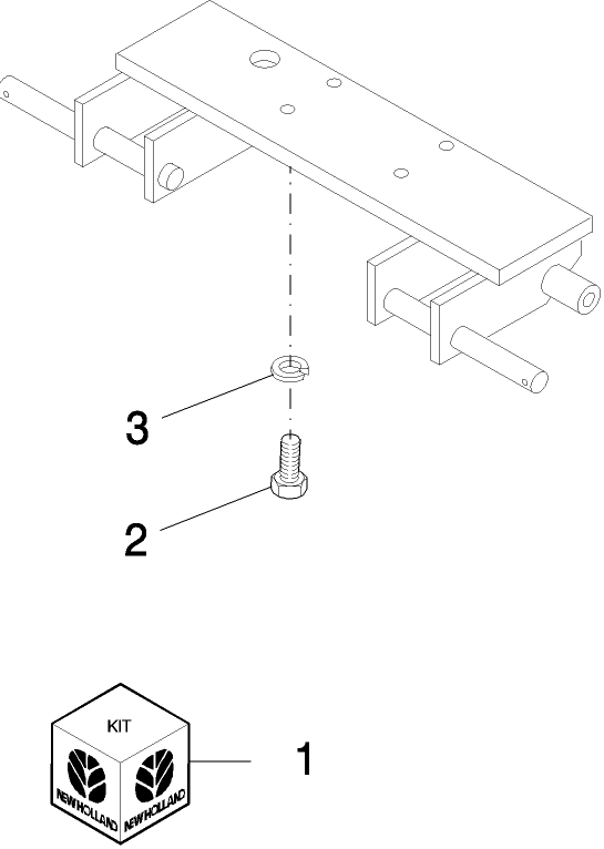 012(A) CLASS 1 MID MOUNT LIFT BRACKET HARDWARE KIT AUB164223