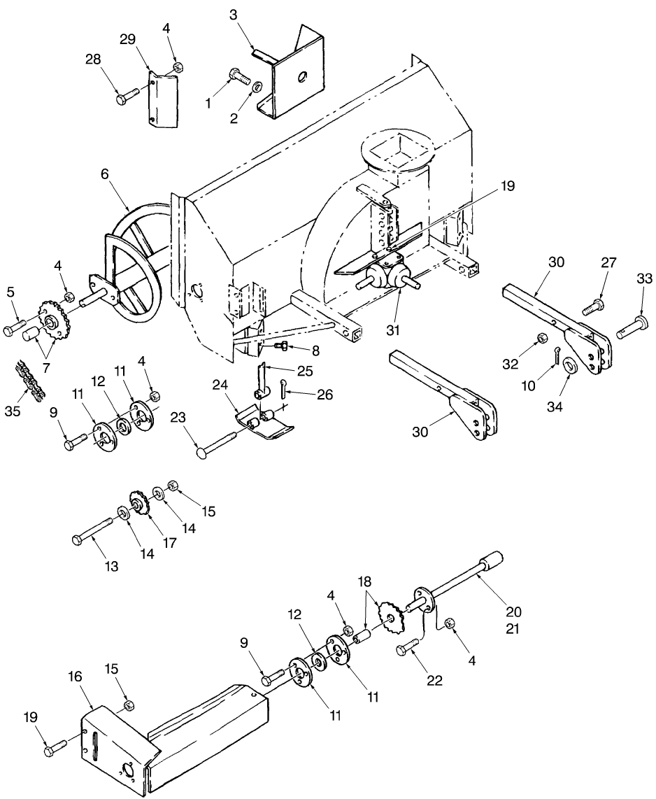 003 AUGER & FRAME - 72"
