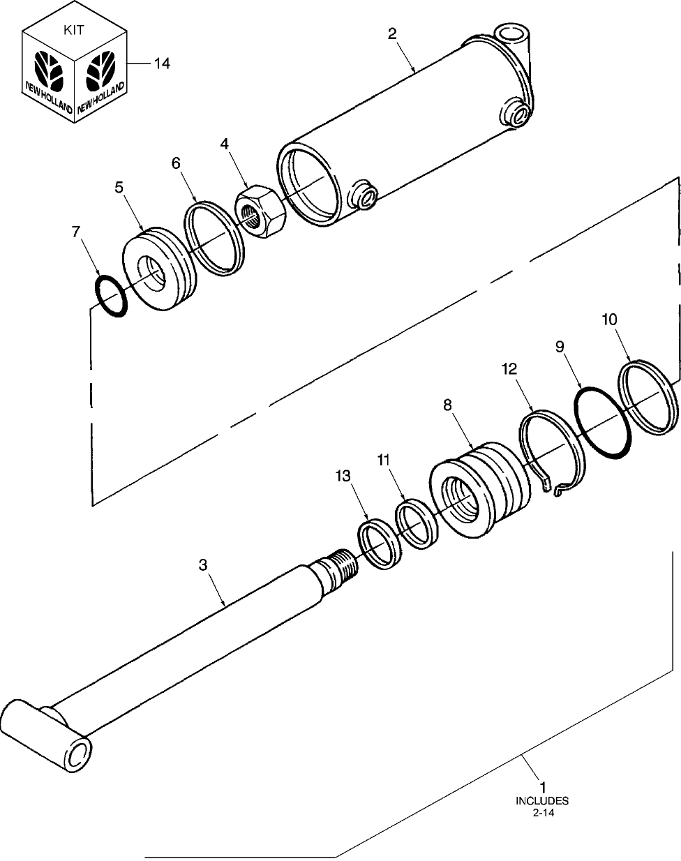 010 LIFT CYLINDER - 48", 60" & 72"