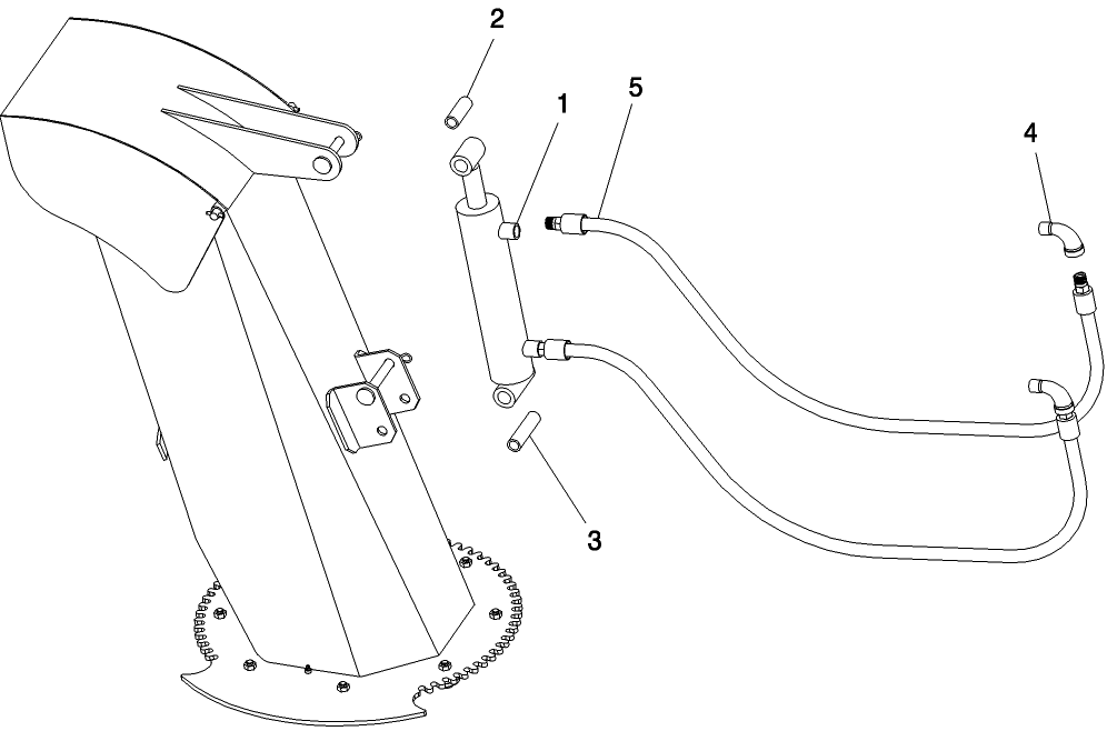 032 HYDRAULIC SPOUT FLIPPER CONTROL KIT