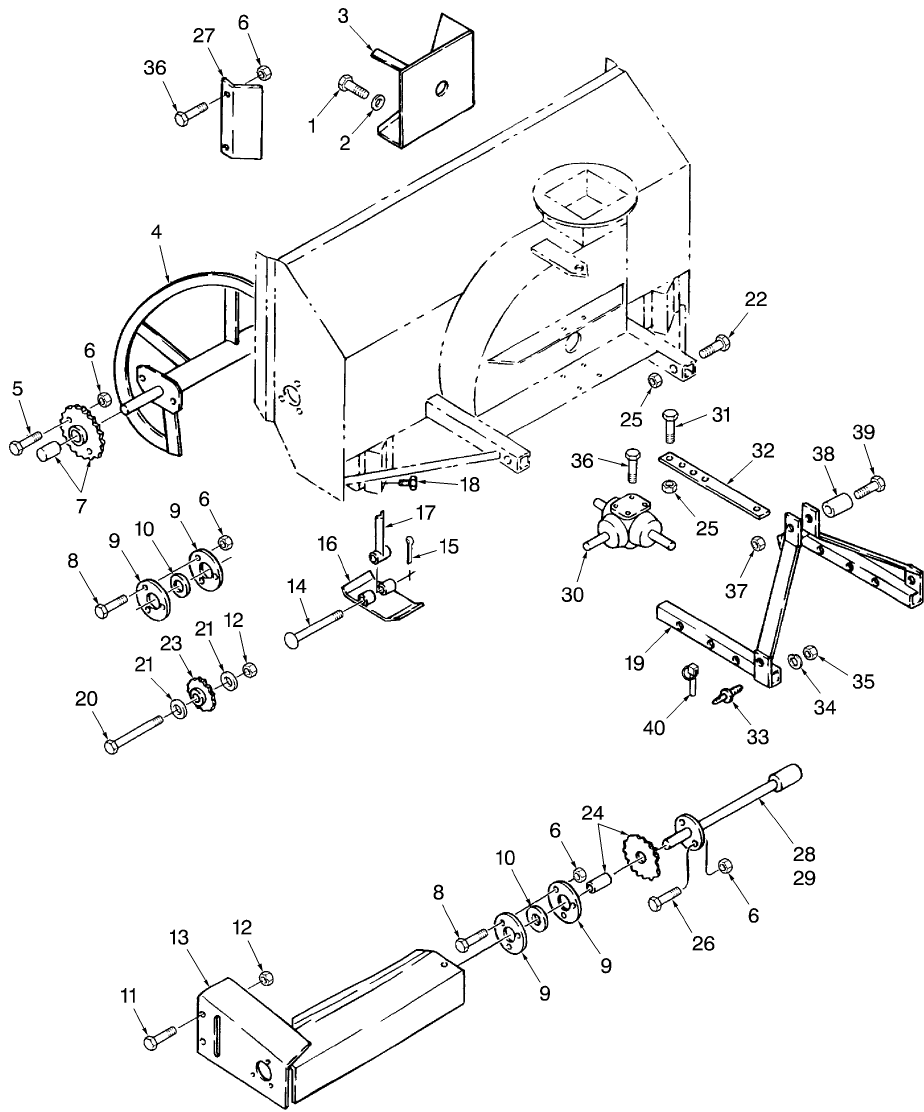 001 AUGER & FRAME - 48"